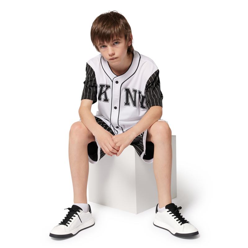 Leren sneakers met veters DKNY 
                    UNISEX