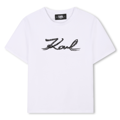T-SHIRT KORTE MOUWEN KARL LAGERFELD KIDS GIRL