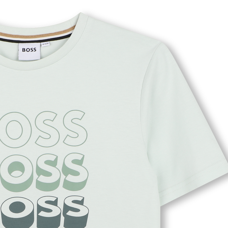 T-SHIRT MET KORTE MOUWEN BOSS 
                        BOY