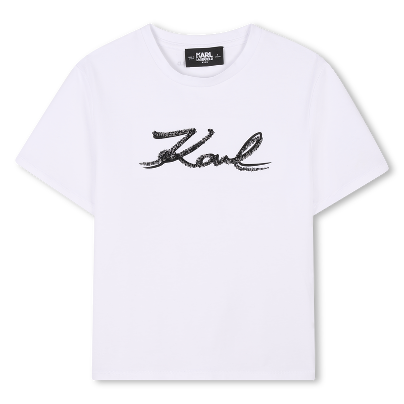 T-SHIRT KORTE MOUWEN KARL LAGERFELD KIDS 
                        GIRL