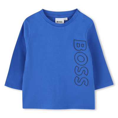 T-shirt met verticaal logo BOSS BOY