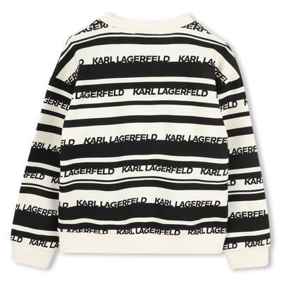 Gestreepte sweater KARL LAGERFELD KIDS BOY