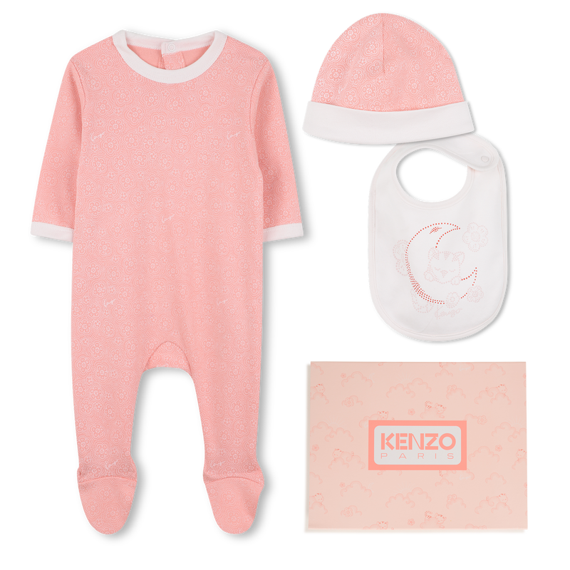 Set pyjama, slabbetje en muts KENZO KIDS 
                        GIRL