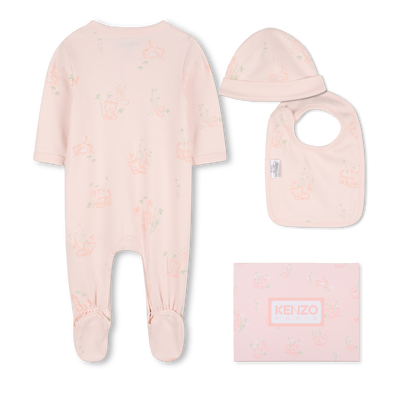 SET PYJAMA, MUTS EN SLABBETJES KENZO KIDS GIRL