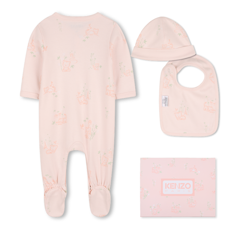 SET PYJAMA, MUTS EN SLABBETJES KENZO KIDS 
                        GIRL