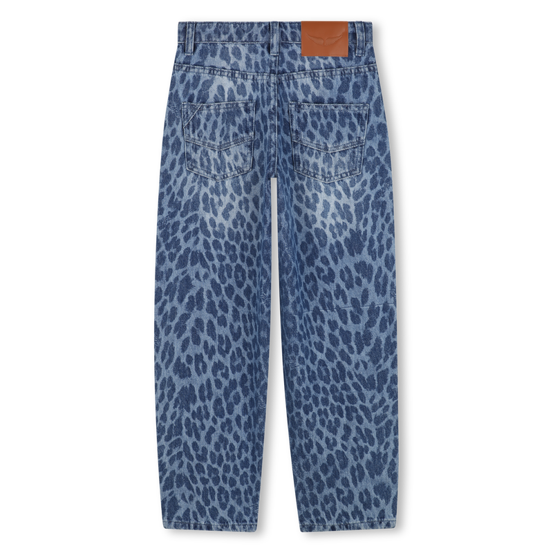 Jeans met luipaardprint ZADIG & VOLTAIRE 
                        GIRL