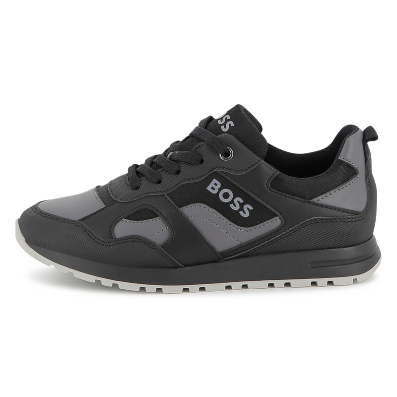 Sneakers van imitatie en canvas BOSS 
                        BOY