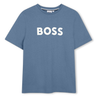 T-shirt met korte mouwen, LAVENDELBLAUW, hi-res