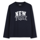 T-shirt met lange mouwen DKNY 
                    BOY