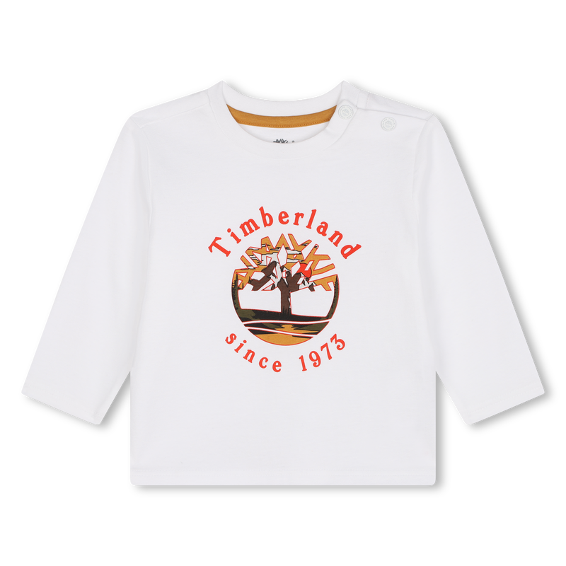 T-shirt met logoprint TIMBERLAND 
                        BOY