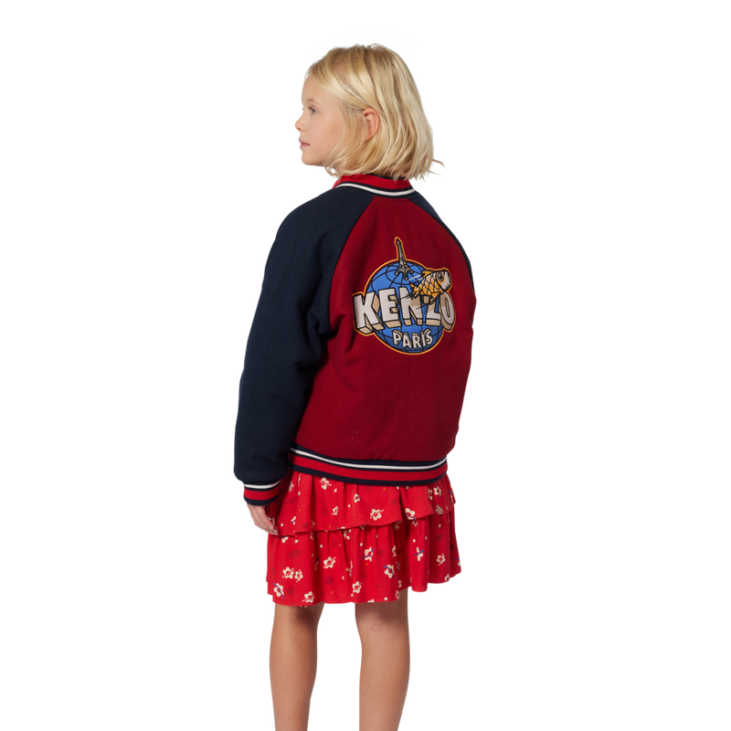 Bomberjack met drukknoopsluiting KENZO KIDS 
                        UNISEX
