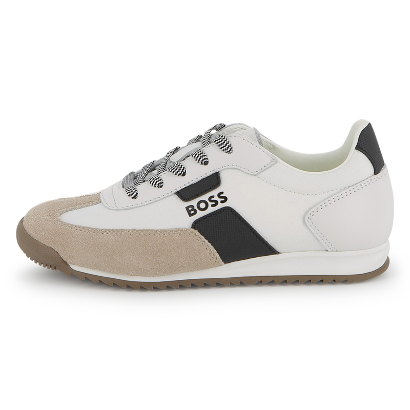 SNEAKERS MET VETERS BOSS 
                        BOY