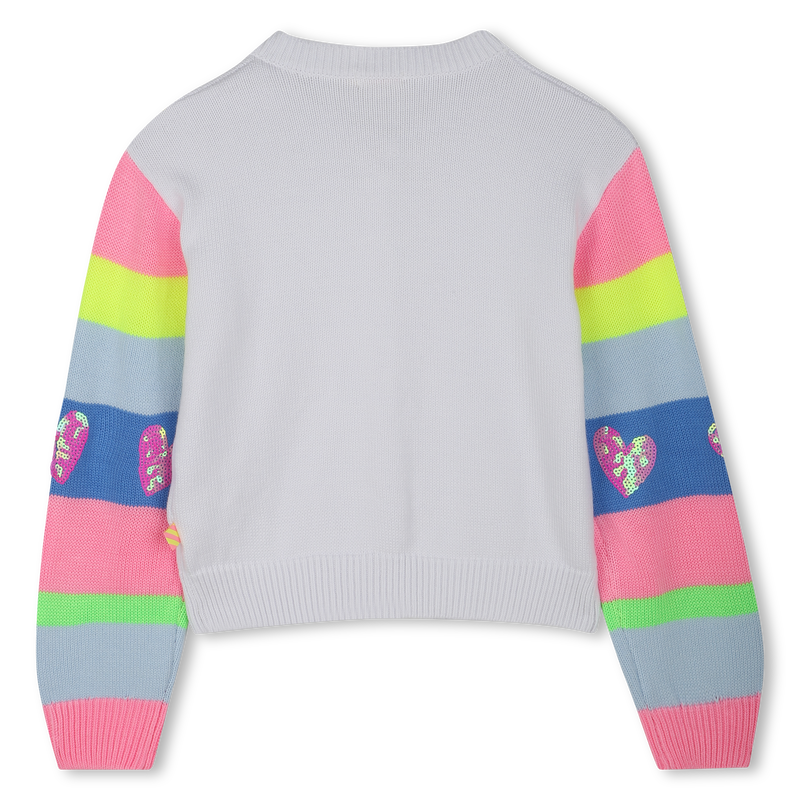 Gebreid vest met lovertjes BILLIEBLUSH 
                        GIRL