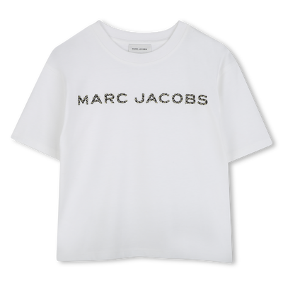 Katoenen T-shirt met strass MARC JACOBS GIRL