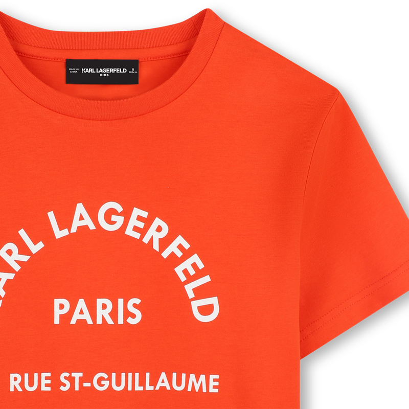 T-shirt met korte mouwen KARL LAGERFELD KIDS 
                        BOY