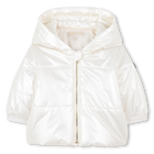 Glanzend donsjack met capuchon MICHAEL KORS 
                    GIRL