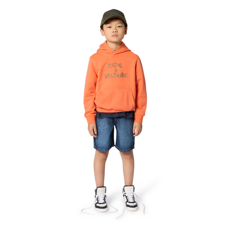 DENIM BERMUDA SHORTS ZADIG & VOLTAIRE 
                        BOY