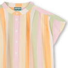 Gestreepte jurk KENZO KIDS 
                    GIRL