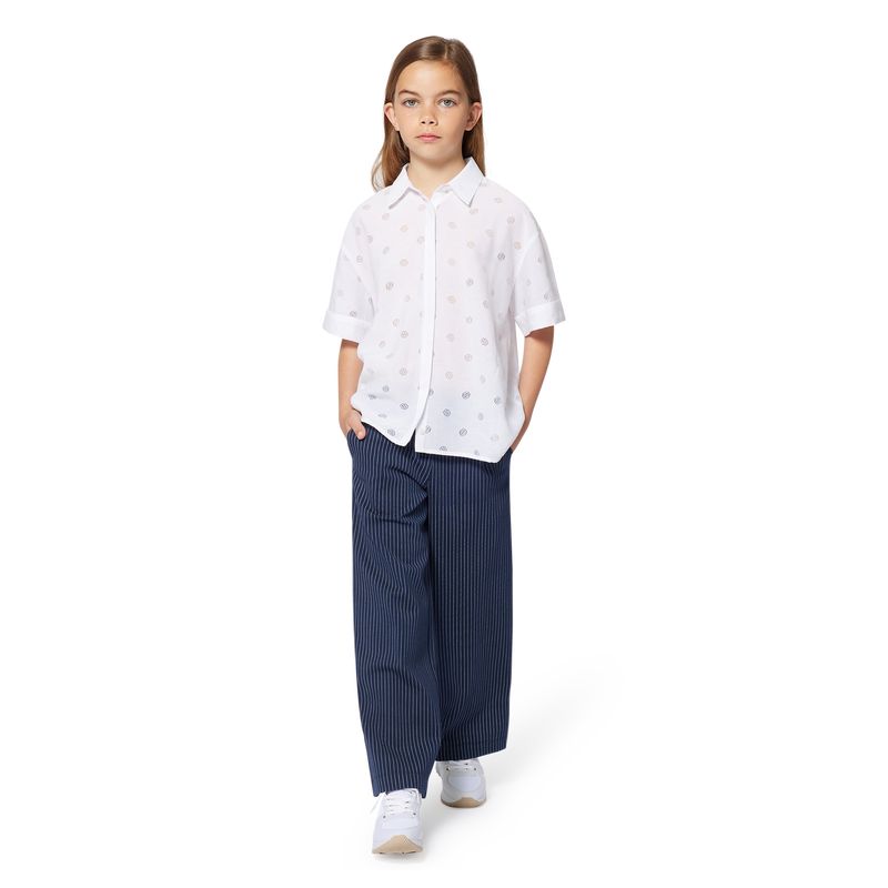 Overhemd met korte mouwen BOSS 
                        GIRL