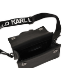 Handtas van fijnkorrelig gecoat textiel KARL LAGERFELD KIDS 
                    GIRL
