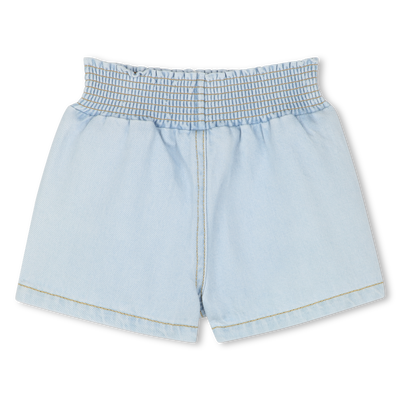 Denim short met zakken KENZO KIDS GIRL