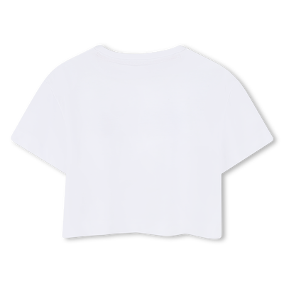 T-shirt met patch en logo HUGO GIRL