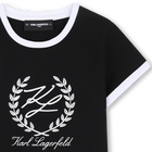 T-shirt met korte mouwen KARL LAGERFELD KIDS 
                    GIRL