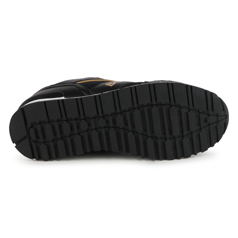 Leren sneakers met veters