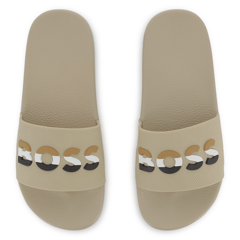 Slippers met brede band BOSS 
                        BOY