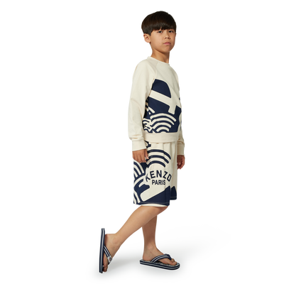 Fleece sweater van katoen KENZO KIDS BOY