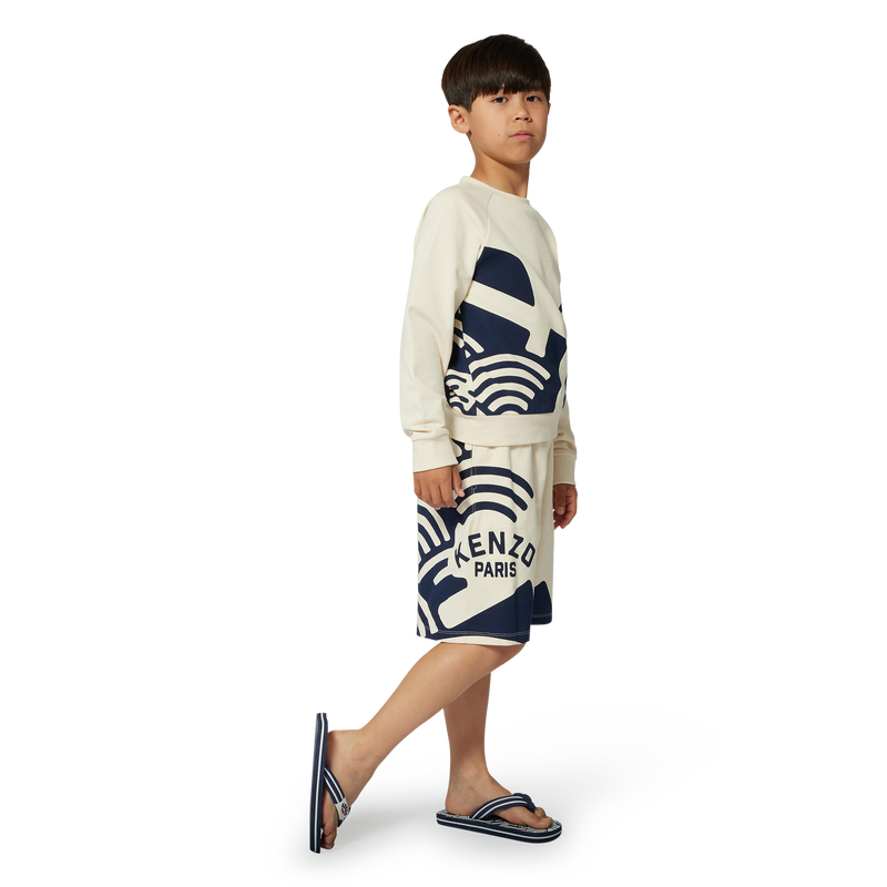Fleece sweater van katoen KENZO KIDS 
                        BOY