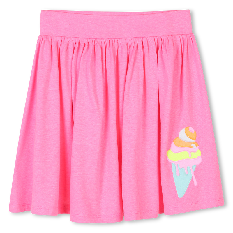 Wijd uitlopende rok met badge BILLIEBLUSH 
                        GIRL