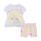 Katoenen T-shirt en short BILLIEBLUSH 
                    MEISJE