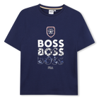 T-shirt met korte mouwen BOSS 
                    BOY