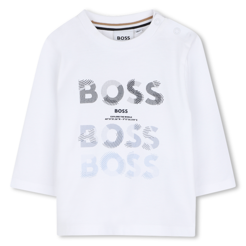 T-shirt met lange mouwen BOSS 
                        BOY