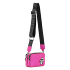 Kreukel gecoate textiel handtas KARL LAGERFELD KIDS 
                    GIRL
