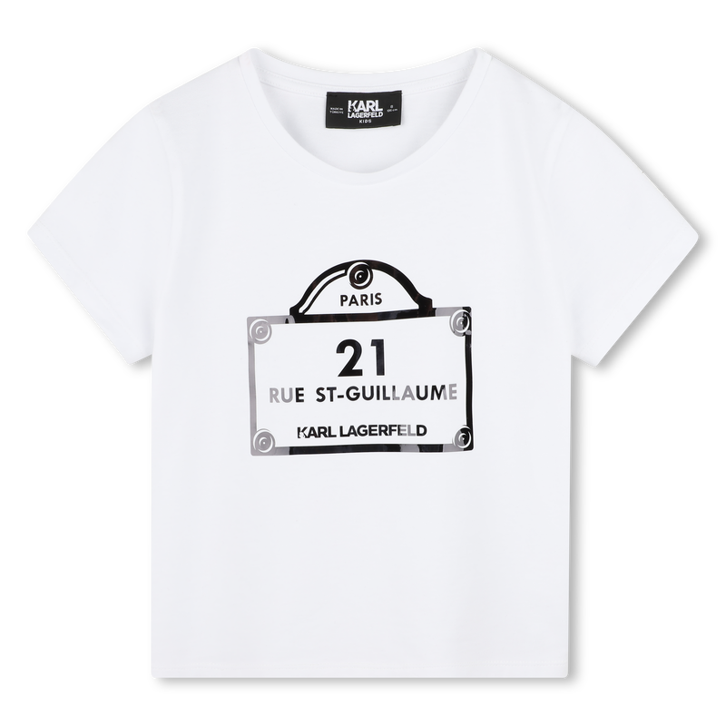 T-SHIRT KORTE MOUWEN KARL LAGERFELD KIDS 
                        GIRL