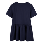 Jurk met print en volant KENZO KIDS 
                    GIRL