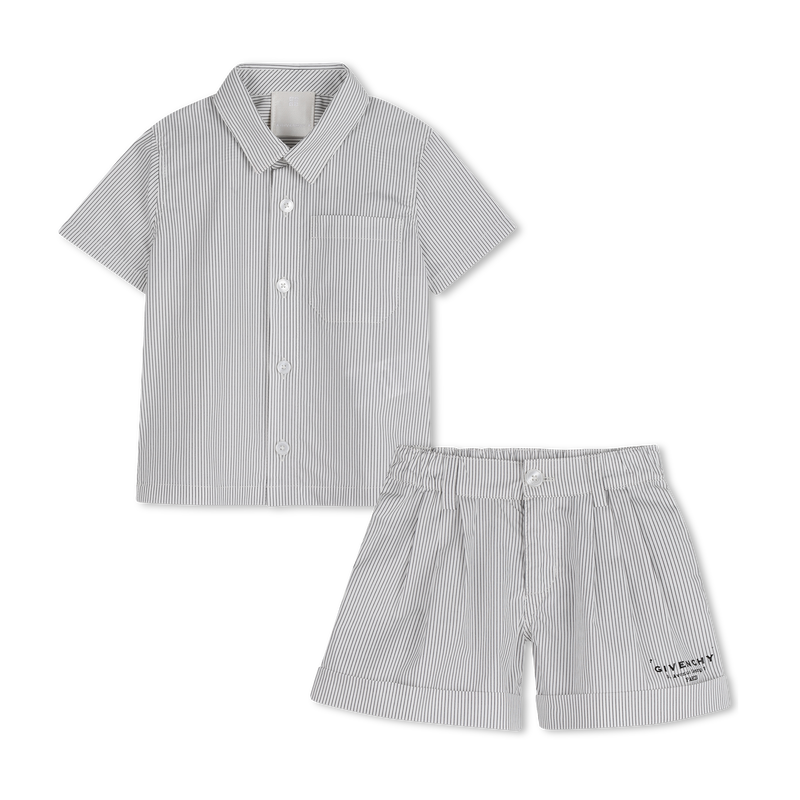 SHIRT EN KORTE BROEK SET GIVENCHY 
                        BOY