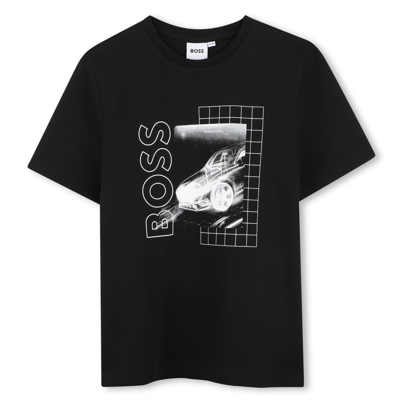T-shirt met korte mouwen BOSS 
                        BOY