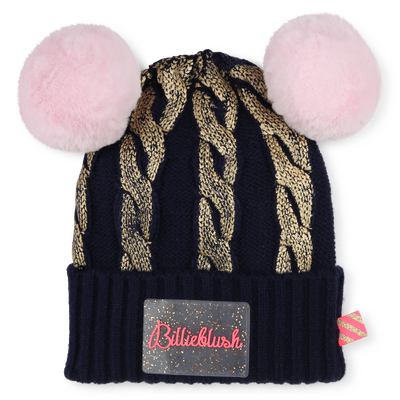 Kabelmuts met pompons BILLIEBLUSH GIRL