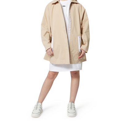 Katoenen jurk met lovertjes DKNY GIRL