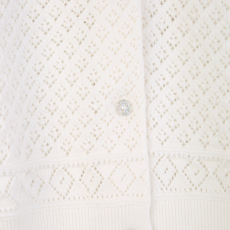 OPENGEWERKT GEBREID VEST BILLIEBLUSH 
                        GIRL