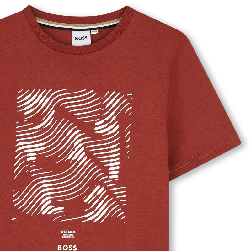 T-shirt met korte mouwen BOSS 
                        BOY