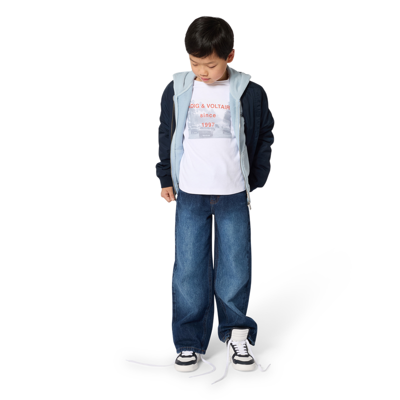 DENIM BROEK MET WIJDE PIJPEN ZADIG & VOLTAIRE 
                        BOY