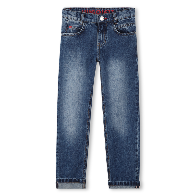 Katoenen 5 pocket jeans HUGO 
                        BOY