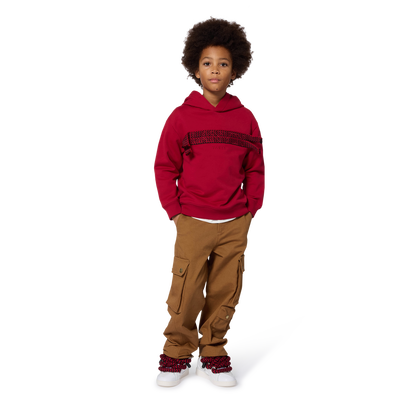 Geborduurde bedrukte broek met pa-logo LANVIN BOY