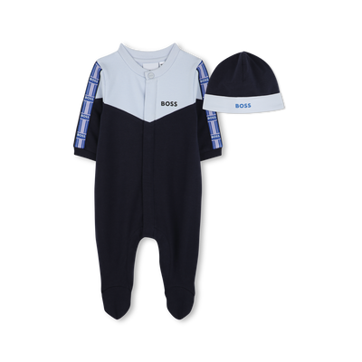 Fleece pyjama en muts BOSS BOY