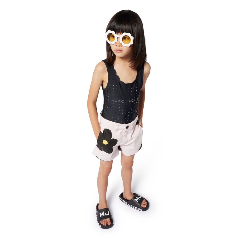 Katoenen short met print MARC JACOBS 
                        GIRL