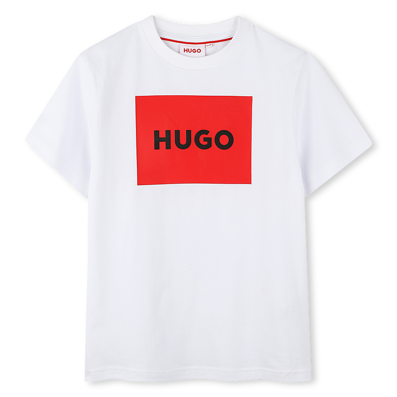 Katoenen T-shirt, korte mouwen HUGO 
                        BOY
